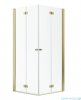 Radaway Nes Kdd B Gold kabina 90x90cm złoty połysk 10024090-09-01L/10024090-09-01R